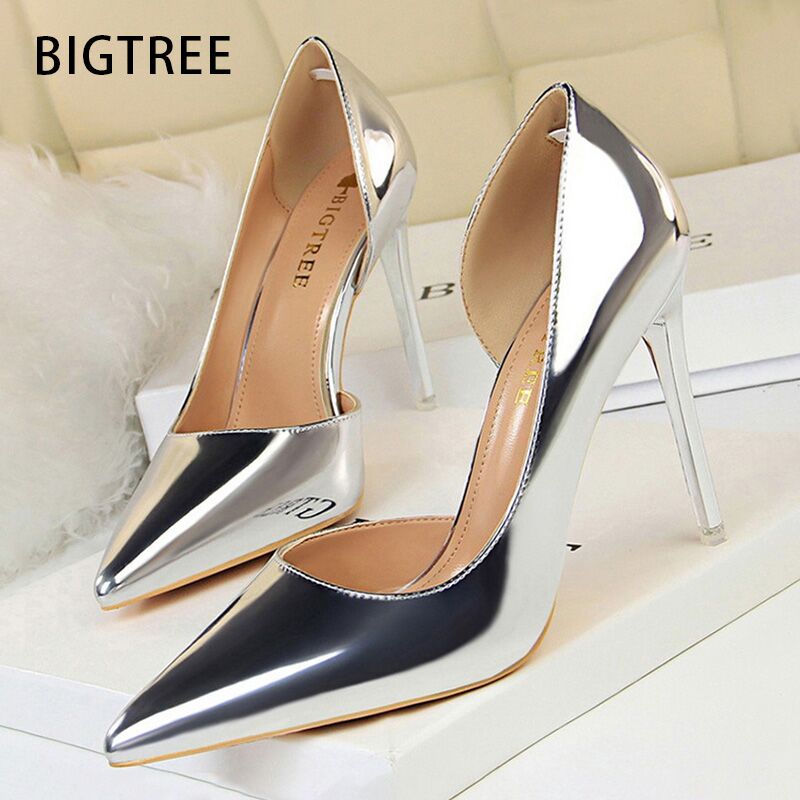 Shoe Tree - BIGTREE Shoes Сексуальные женские туфли-лодочки из